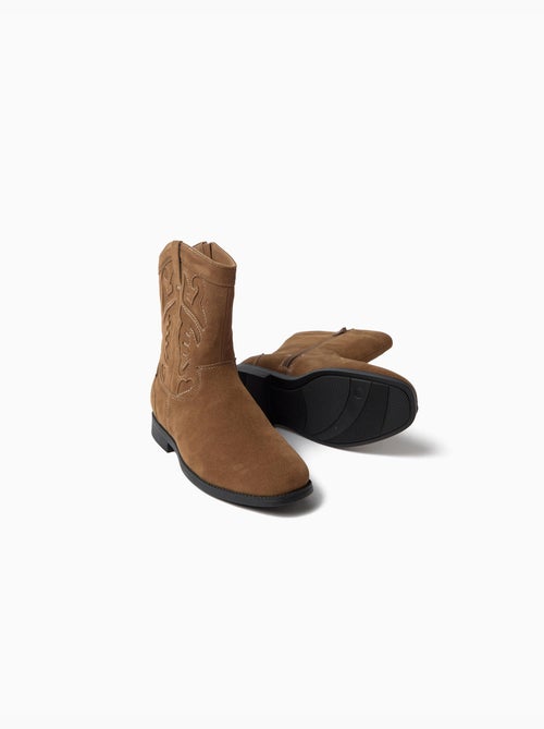 Stivali da cowboy ricamati, mo fashion - Kiabi