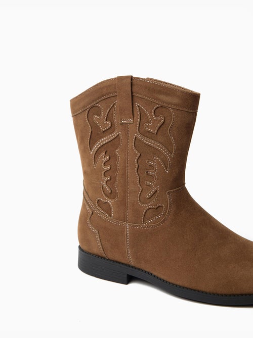 Stivali da cowboy ricamati, mo fashion - Kiabi