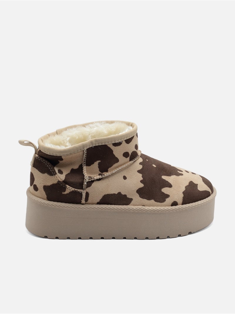 Stivali da donna da infilare - C M Beige - Kiabi