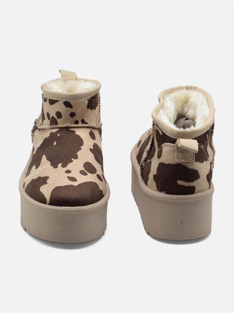 Stivali da donna da infilare - C M Beige - Kiabi