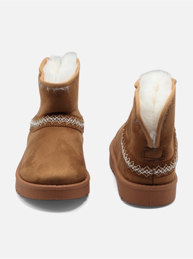 Stivali da donna da infilare - C M Cammello - Kiabi