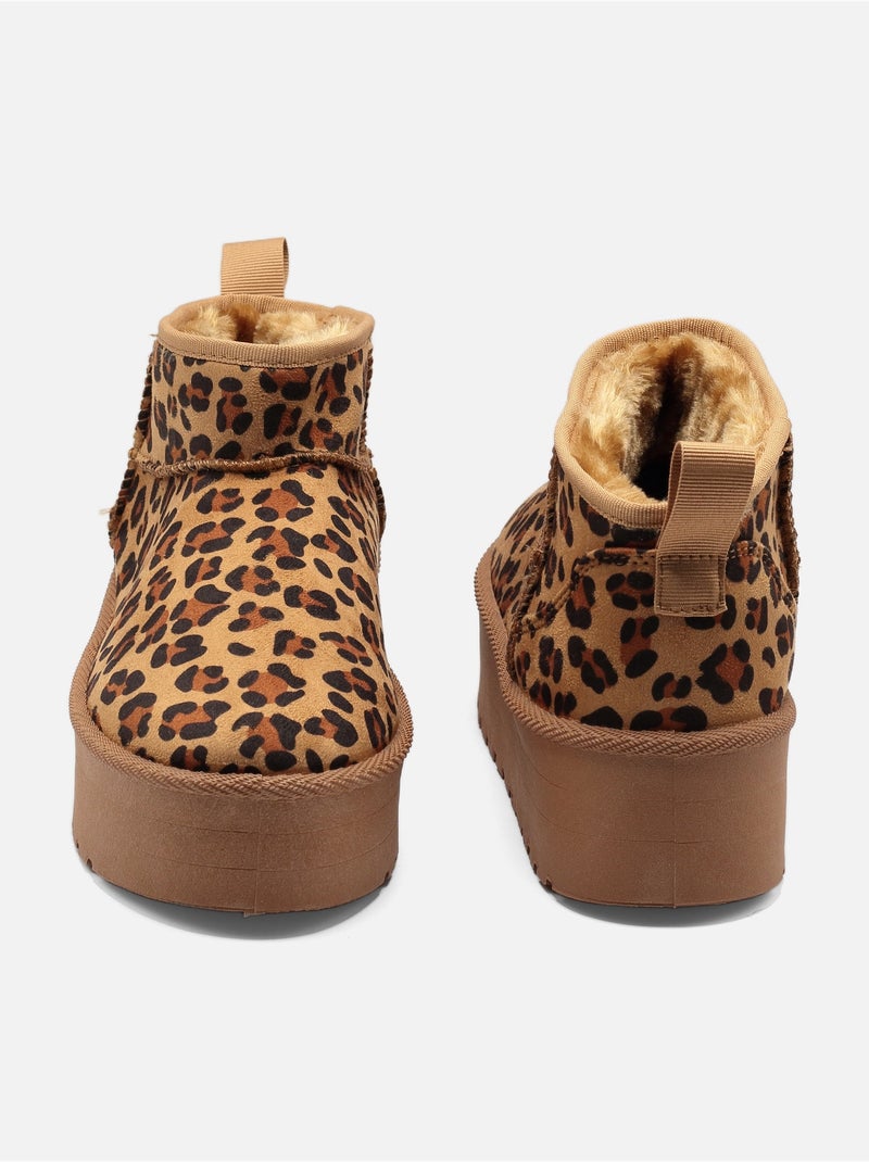 Stivali da donna da infilare - C M Marrone avana - Kiabi