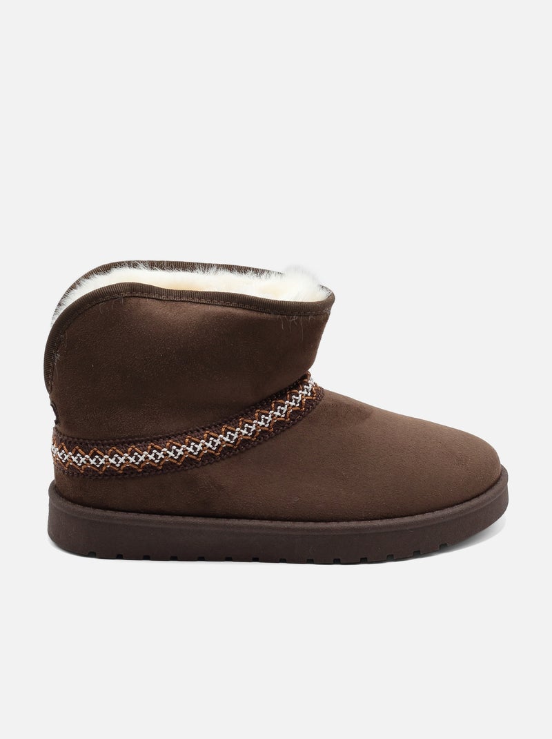 Stivali da donna da infilare - C M Marrone - Kiabi