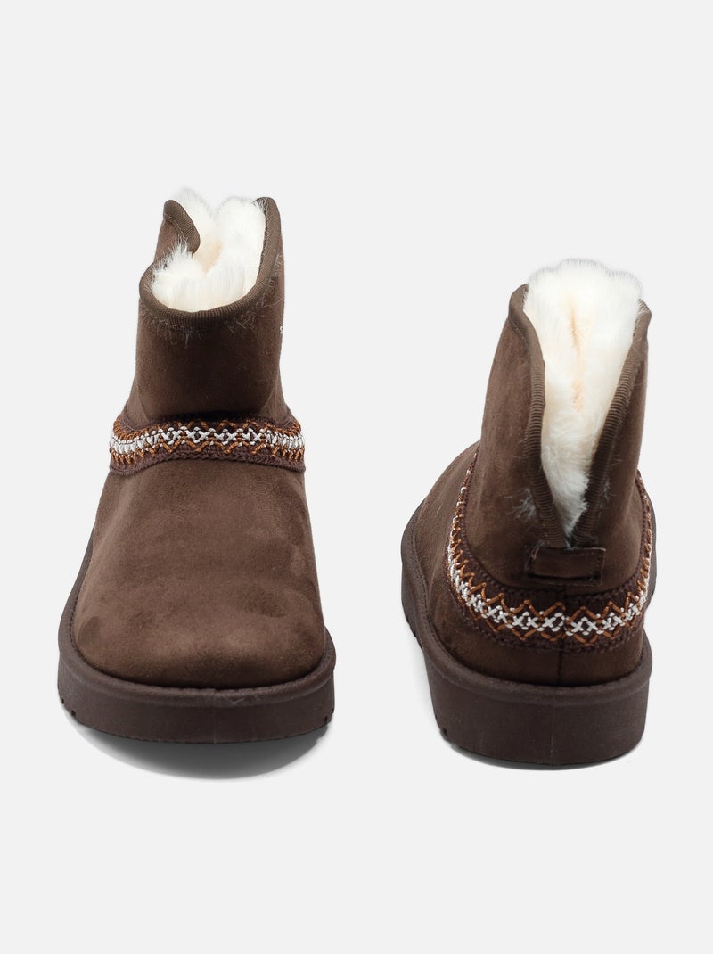 Stivali da donna da infilare - C M Marrone - Kiabi