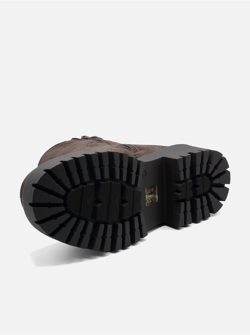 Stivali da donna da infilare - C M Marrone - Kiabi