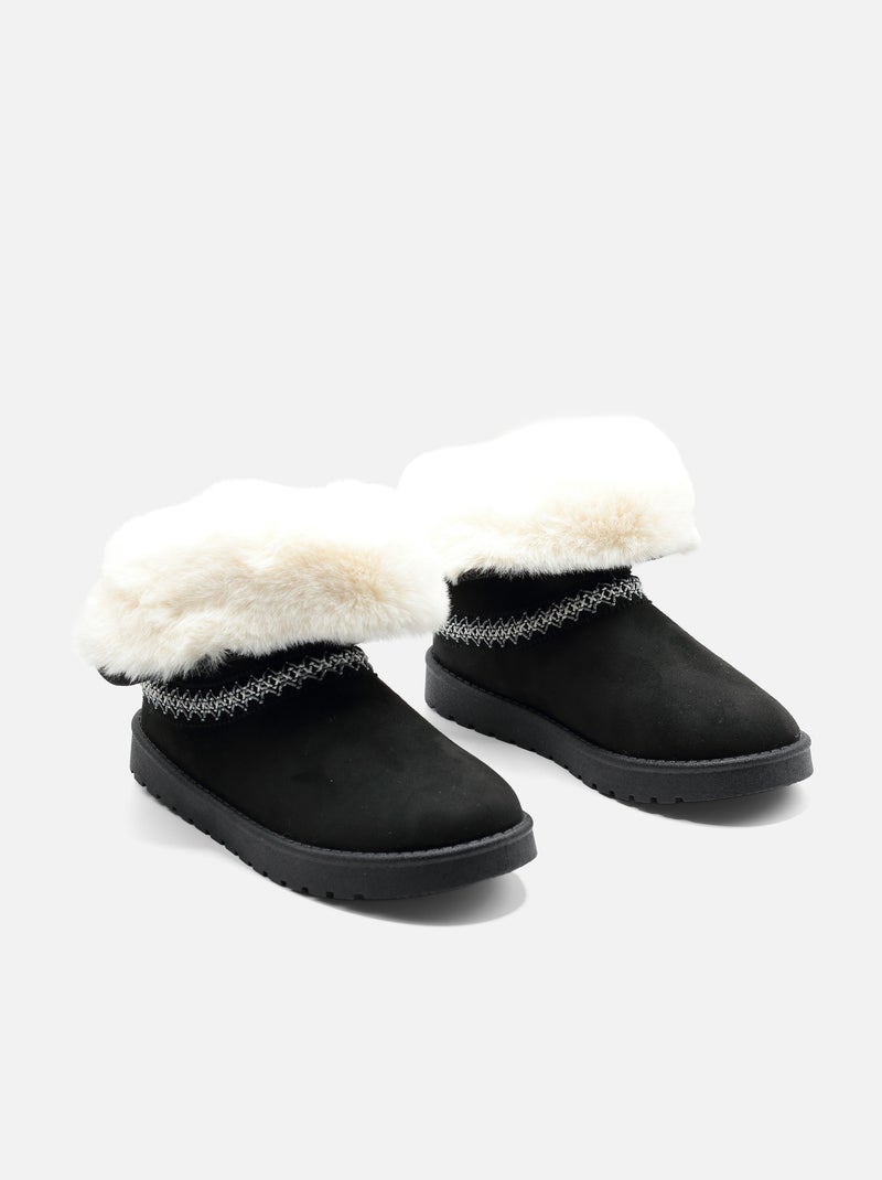 Stivali da donna da infilare - C M Nero - Kiabi