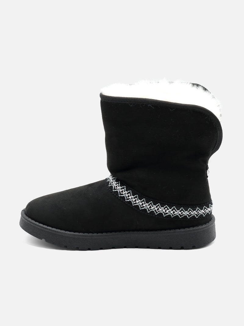 Stivali da donna da infilare - C M Nero - Kiabi