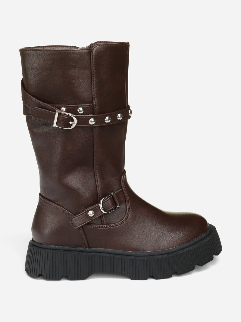 Stivali da infilare - Doremi Marrone - Kiabi