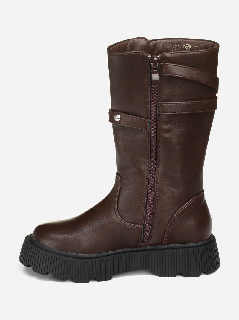 Stivali da infilare - Doremi Marrone - Kiabi