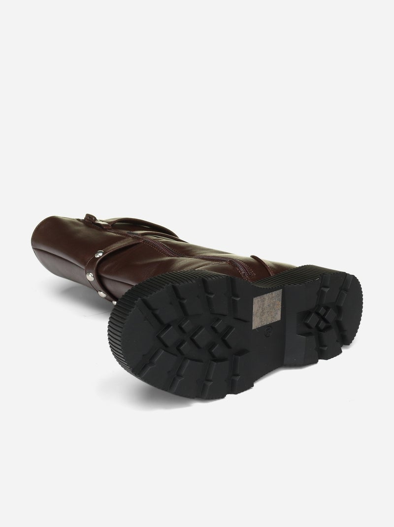 Stivali da infilare - Doremi Marrone - Kiabi