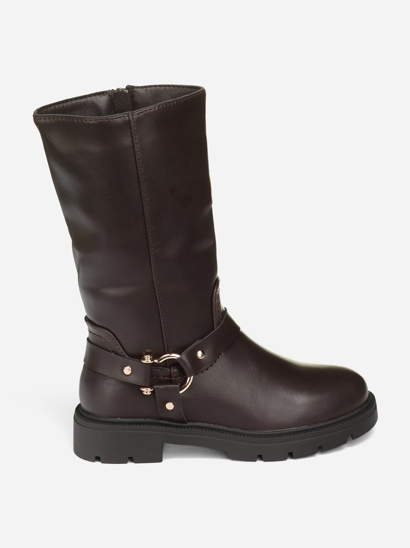 Stivali da infilare - Doremi Marrone - Kiabi