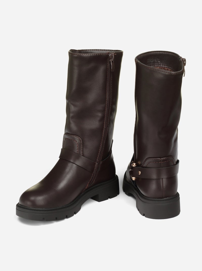 Stivali da infilare - Doremi Marrone - Kiabi