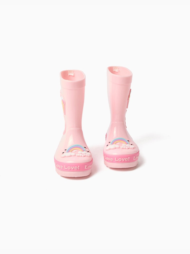 Stivali da pioggia a forma di unicorno, mo fashion Rosa - Kiabi