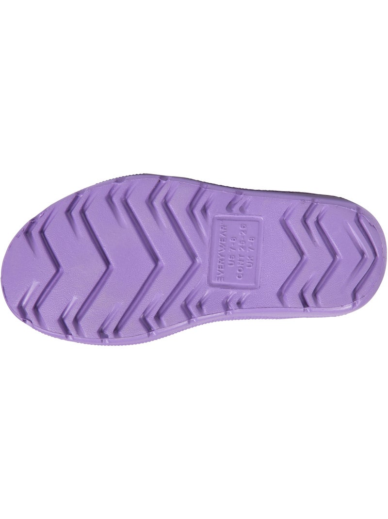 Stivali da pioggia alto, ultra-confortevole e leggero, facile da indossare isotoner Viola - Kiabi