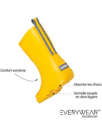Stivali da pioggia basso, tecnologia everywear, comodo, resistente e leggero isotoner