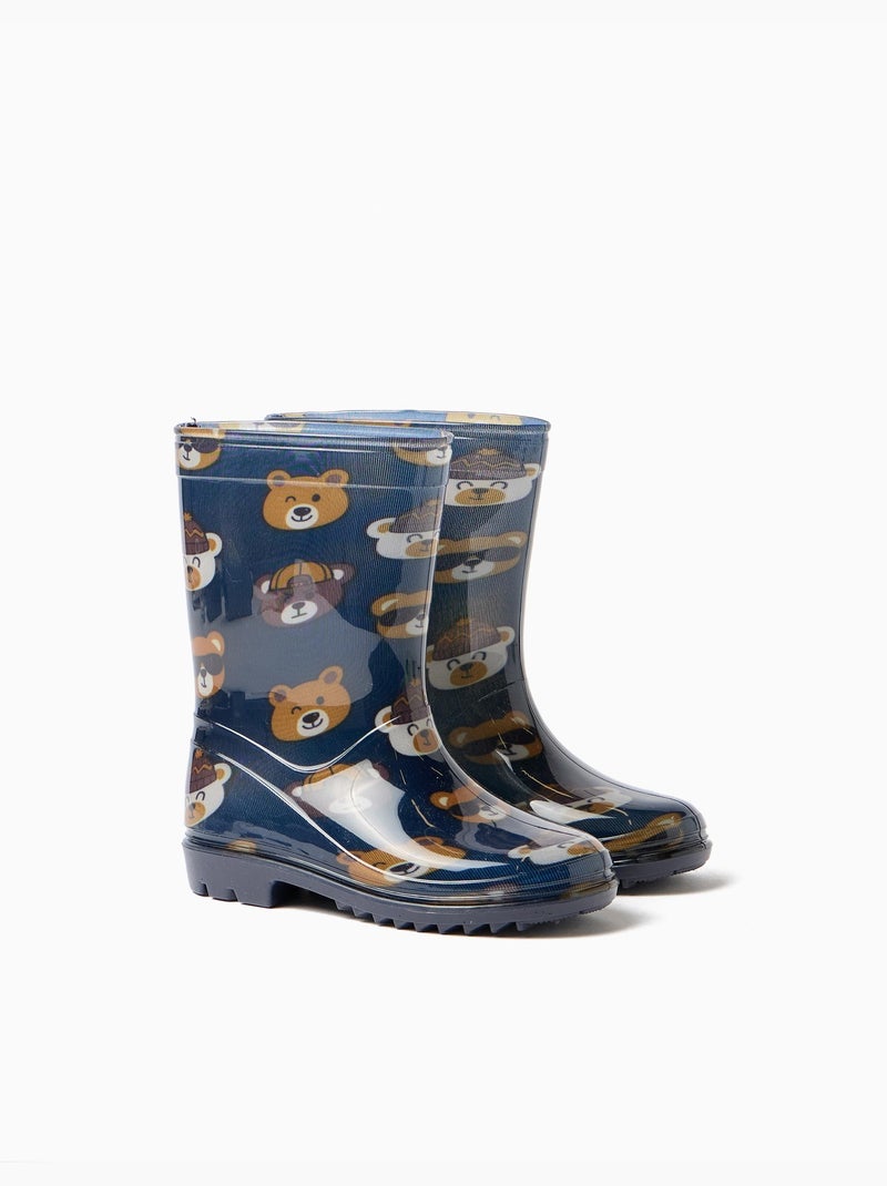 Stivali da pioggia con orsetti, mo fashion Multicolore - Kiabi