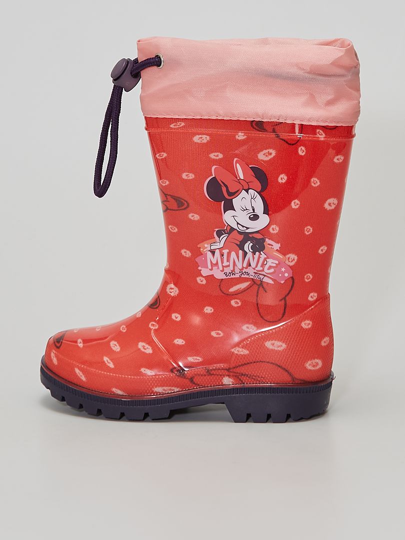 Stivali da pioggia 'Disney' 'Minnie' ROSA - Kiabi