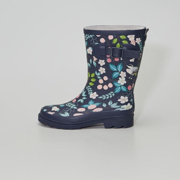 Stivali da pioggia 'floreali' Donna dalla 38 alla 52 - BLU - Kiabi - 24,00€