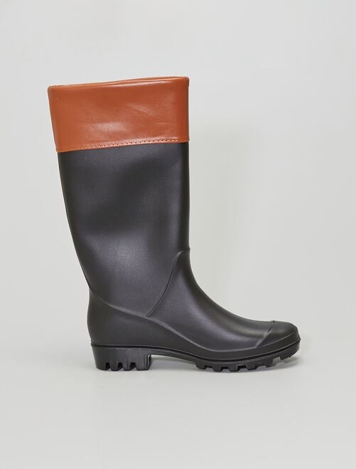 Stivali da pioggia in gomma - NERO - Kiabi - 29.00€
