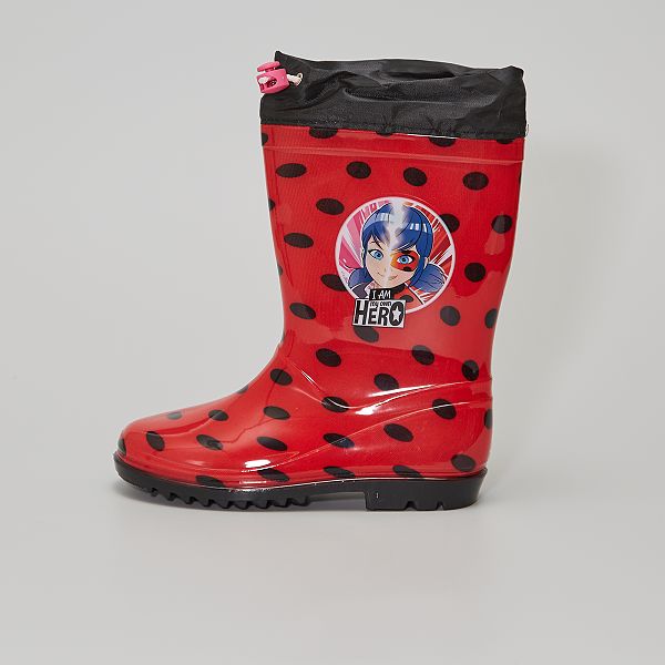 Stivali da pioggia 'Miraculous' Bambina 3-12 anni - rosso - Kiabi - 9,00€