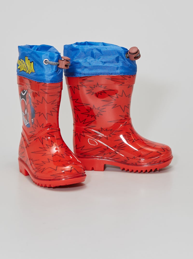 Stivali da pioggia 'Spider-Man' rosso - Kiabi