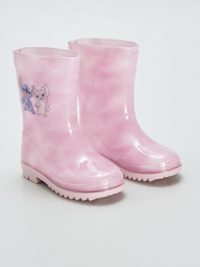 Stivali da pioggia 'Stitch' ROSA - Kiabi