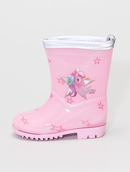 Stivali da pioggia 'Unicorno' - rosa - Kiabi - 15.00€