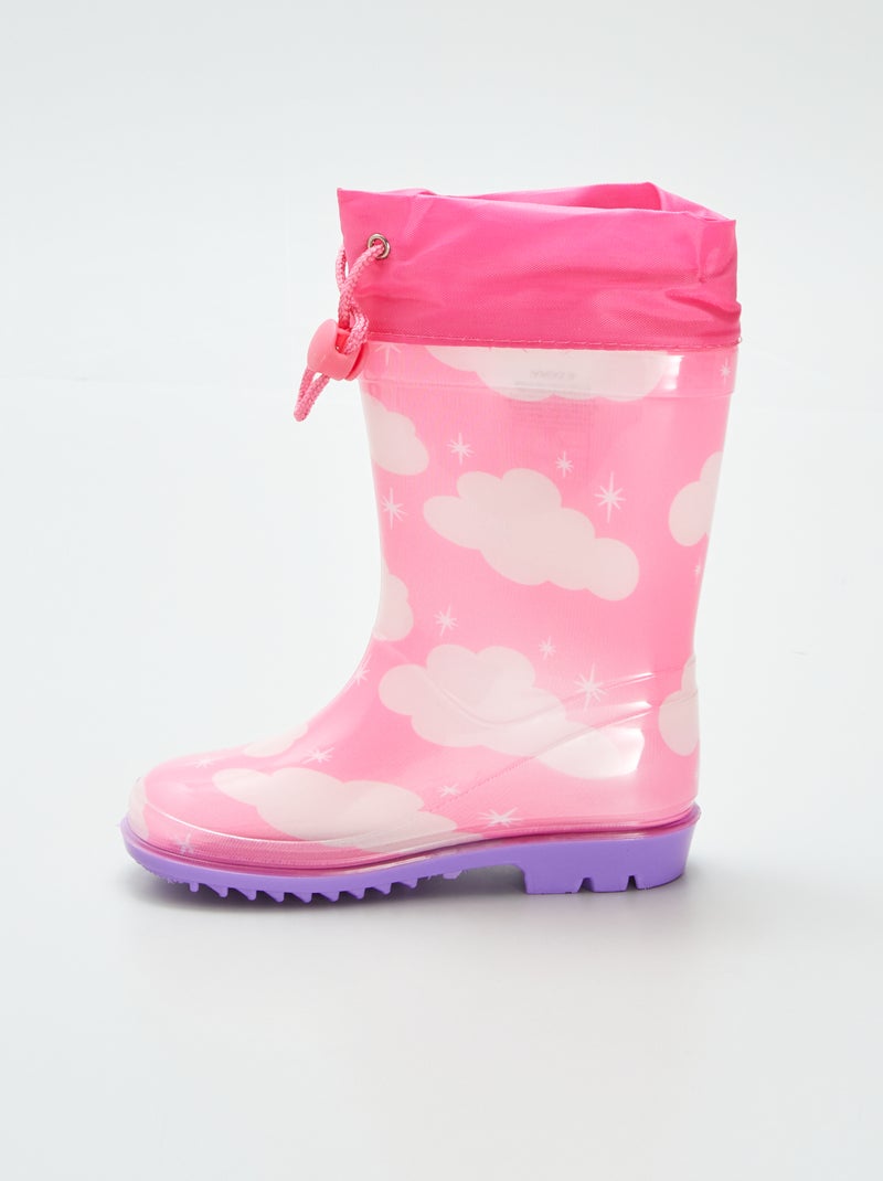 Stivali da pioggia 'unicorno' ROSA - Kiabi