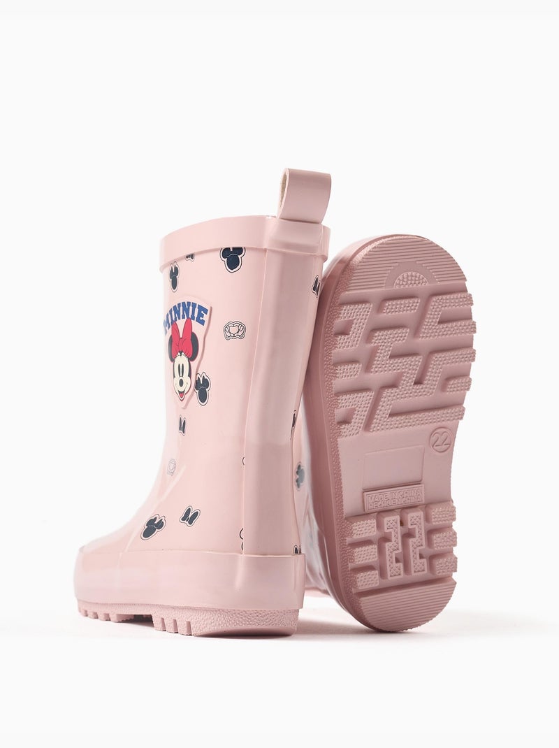 Stivali di gomma con stampe di Minnie Rosa - Kiabi