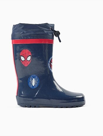 Stivali di gomma con stampe di spider-man