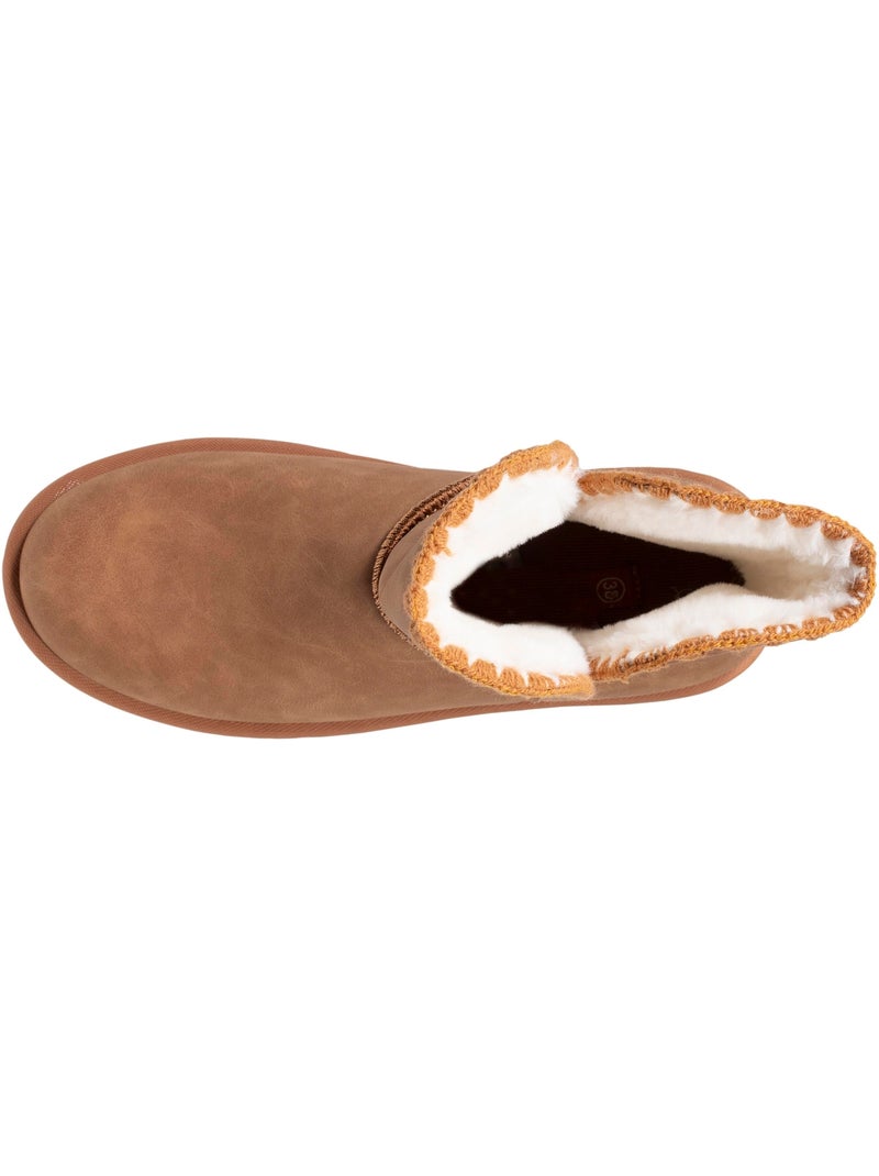 Stivali fodera leggera e confortevole, soletta in memory foam Cammello - Kiabi