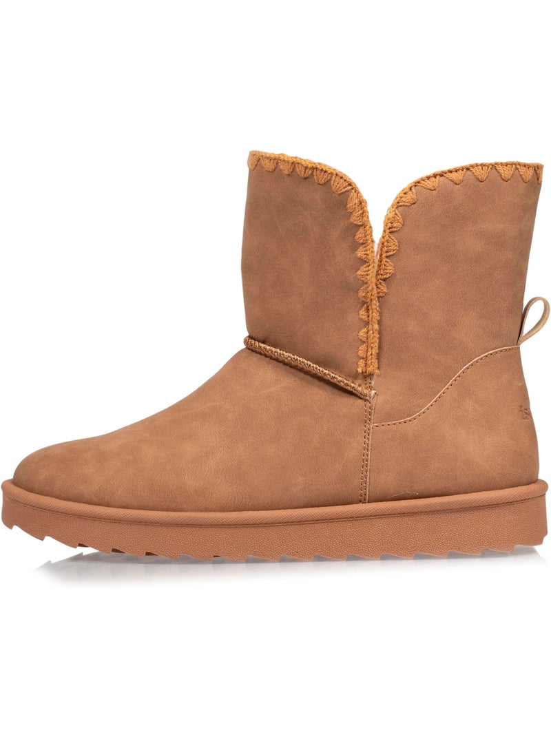 Stivali fodera leggera e confortevole, soletta in memory foam Cammello - Kiabi