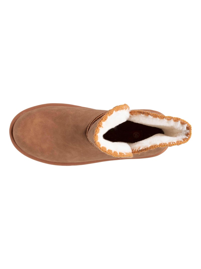 Stivali Fodera leggera e confortevole, soletta in memory foam  Isotoner Cammello - Kiabi