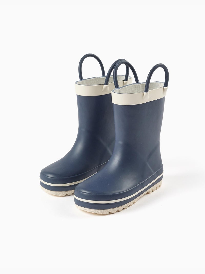 Stivali in gomma con manici Blu Blu - Kiabi
