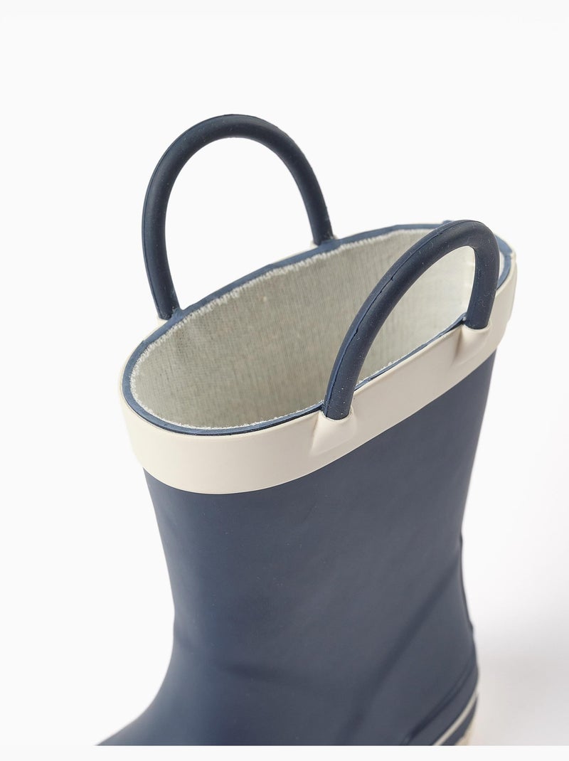 Stivali in gomma con manici Blu Blu - Kiabi