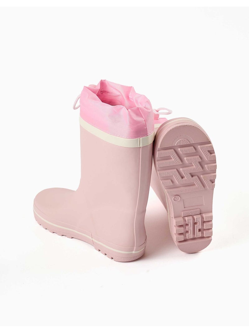 Stivali in gomma con stampa Stitch e chiusura a coulisse Rosa - Kiabi