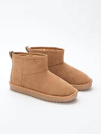 Stivali in ecopelle scamosciata