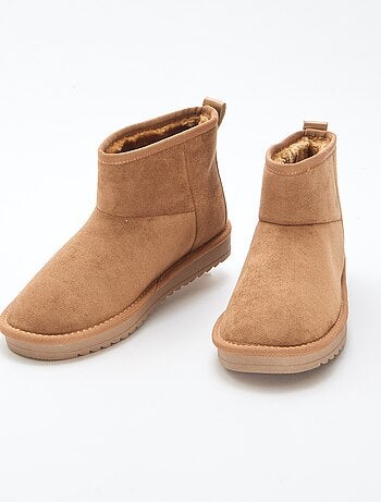 Stivali in ecopelle scamosciata