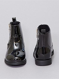 Stivali in vernice con borchie - Kiabi