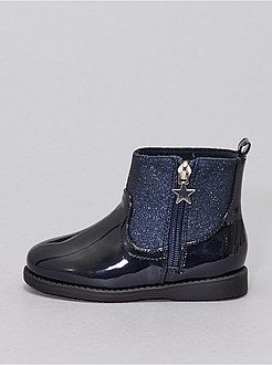 Stivali in vernice con paillettes - Kiabi