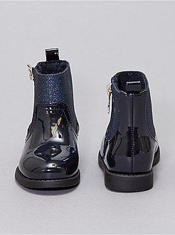 Stivali in vernice con paillettes - Kiabi