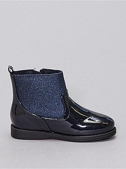 Stivali in vernice con paillettes - Kiabi