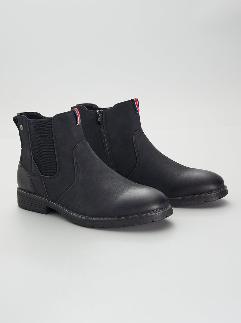 Stivali stile chelsea NERO - Kiabi