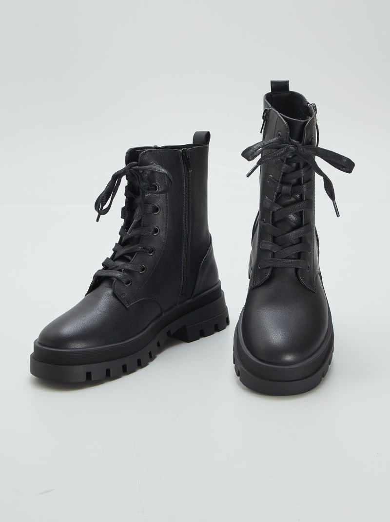 Stivali stile ranger beige - Kiabi