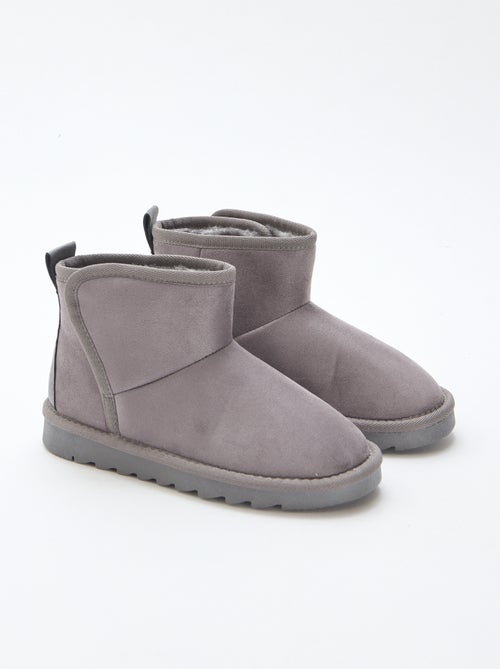 Stivali stile scamosciato in ubuck - Kiabi