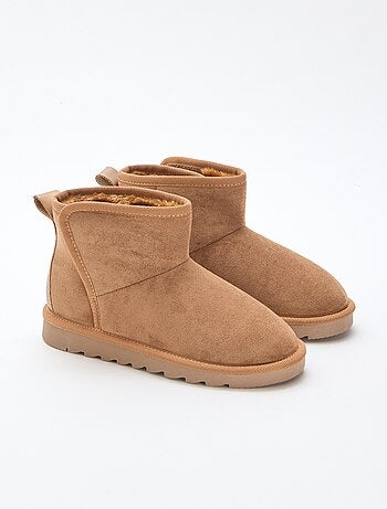 Stivali stile scamosciato in ubuck