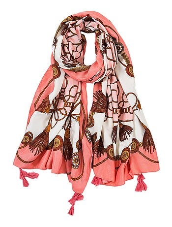 Stola di cotone Light Pink Athéna