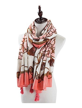 Stola di cotone Light Pink Athéna