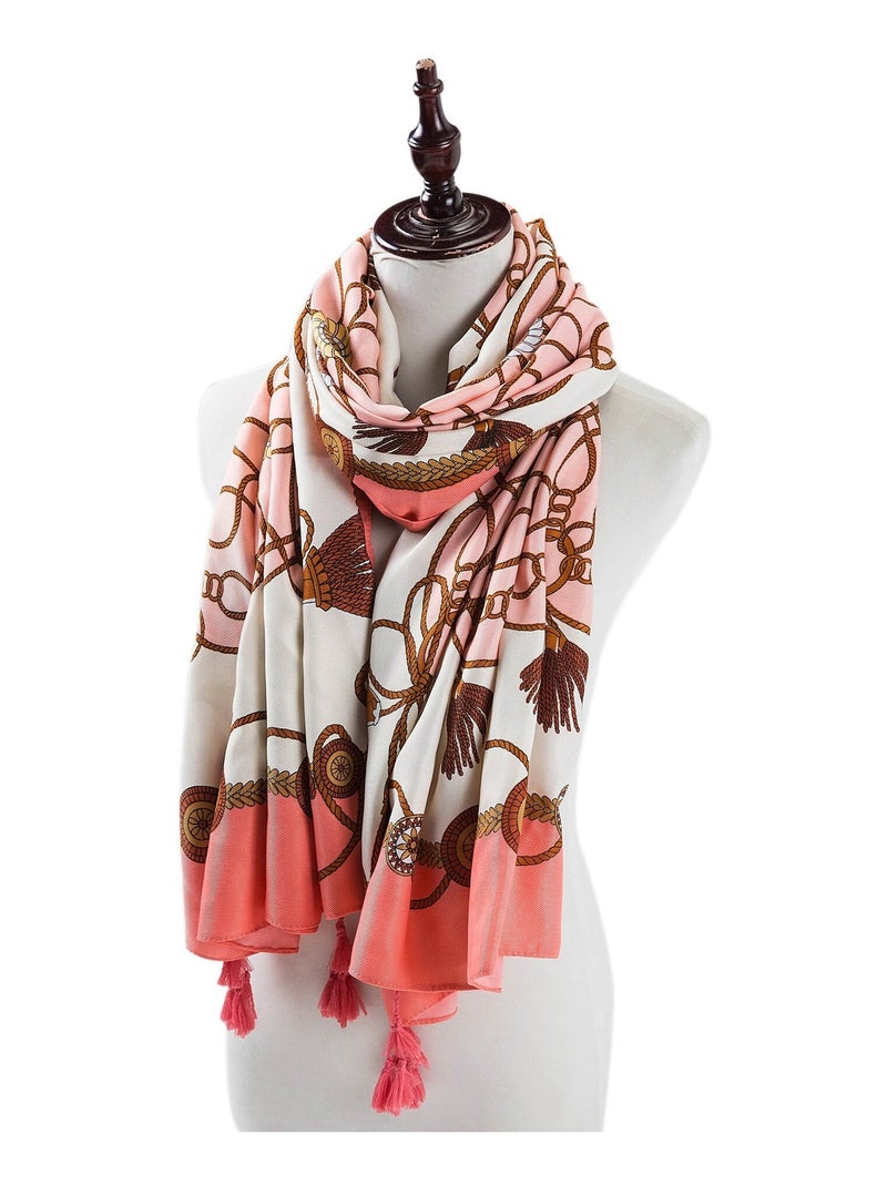 Stola di cotone Light Pink Athéna Rosa - Kiabi
