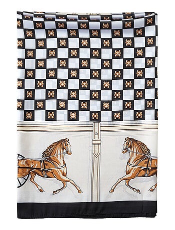 Stola di seta Carrozza Regale